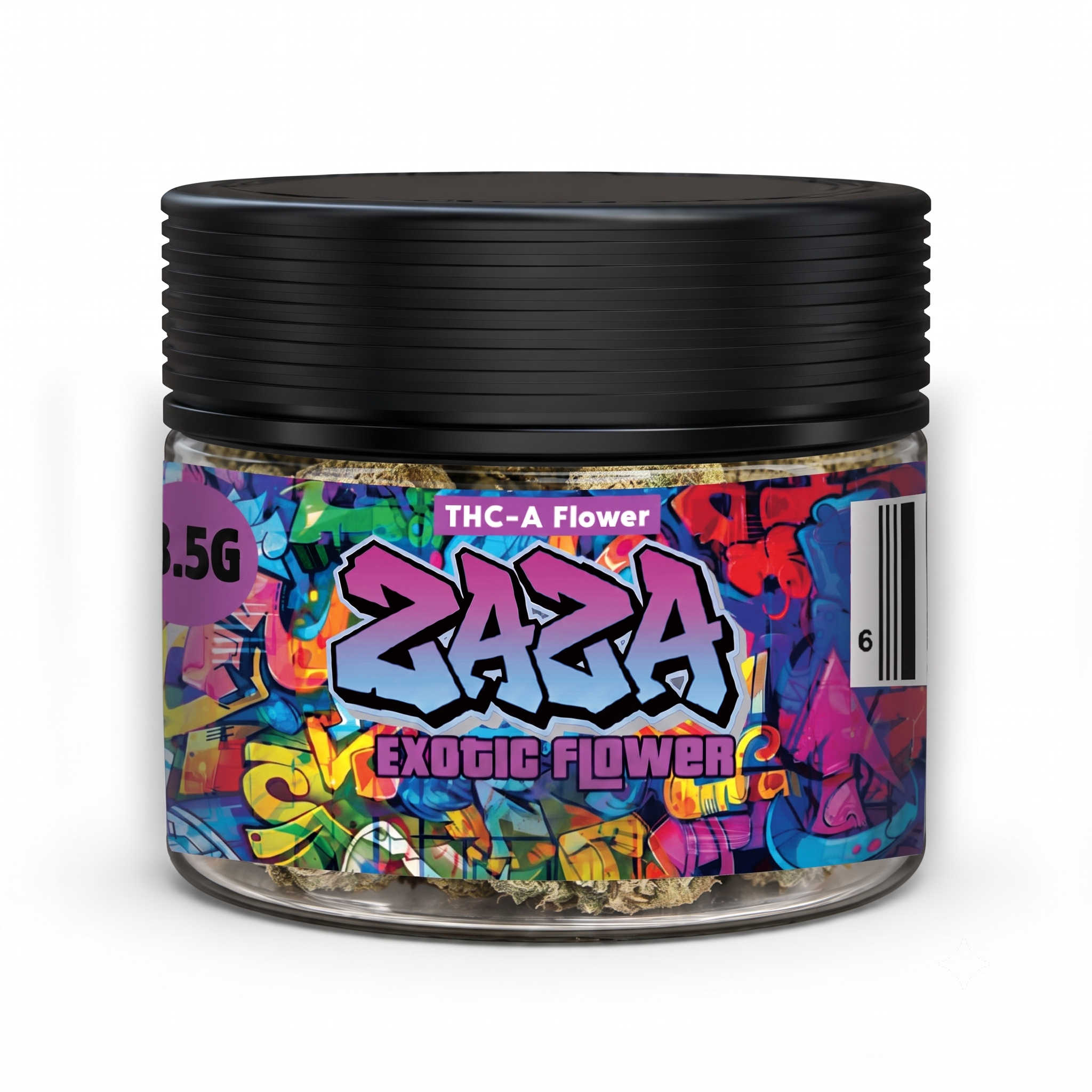 1 Gram Indica Flower - 28 Packs Per Jar