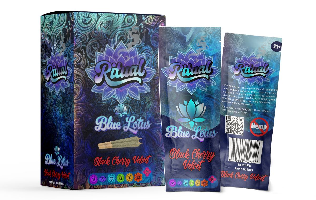 Blue Lotus - Black Cherry Velvet